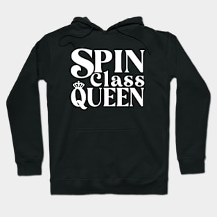 Spin Class Queen is a cute gift for spin bike exercise enthusiasts. Hoodie